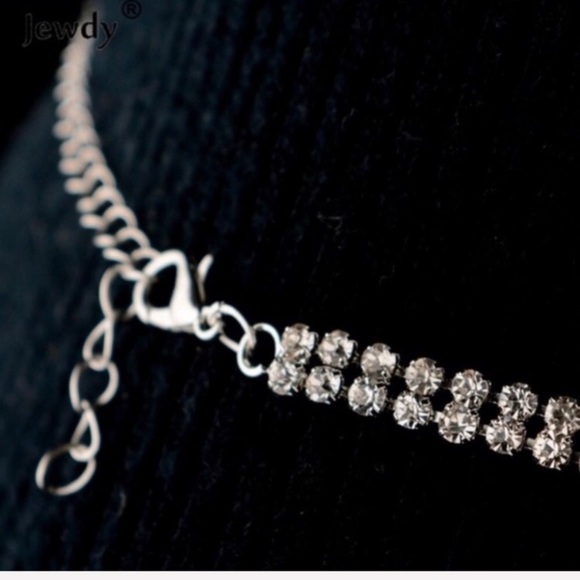 LAST! BEST SELLER! Rhinestone layered choker - Picture 2 of 5